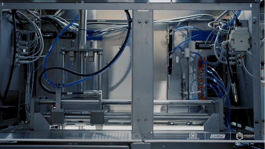 LinMot Back of Tape Machine