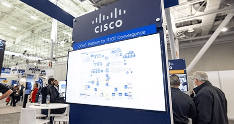 Cisco booth on Automation Fair show floor related content pod image.