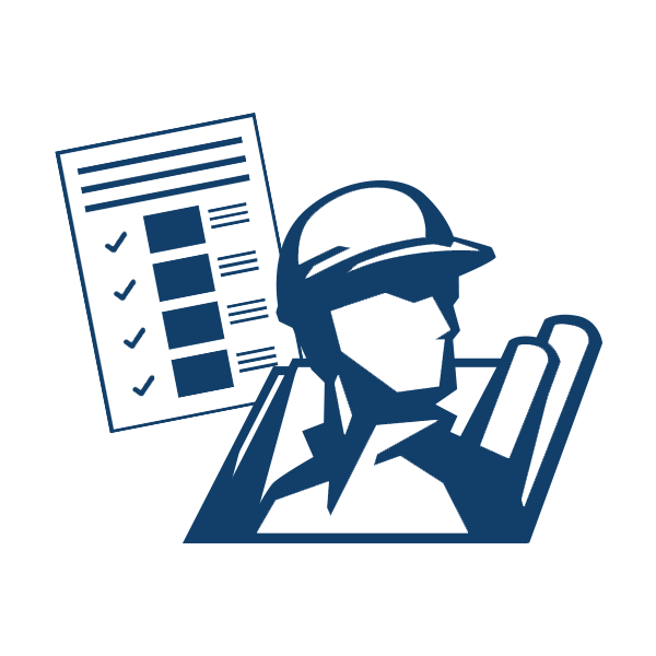AIMM Services Icon with face and assessment report.