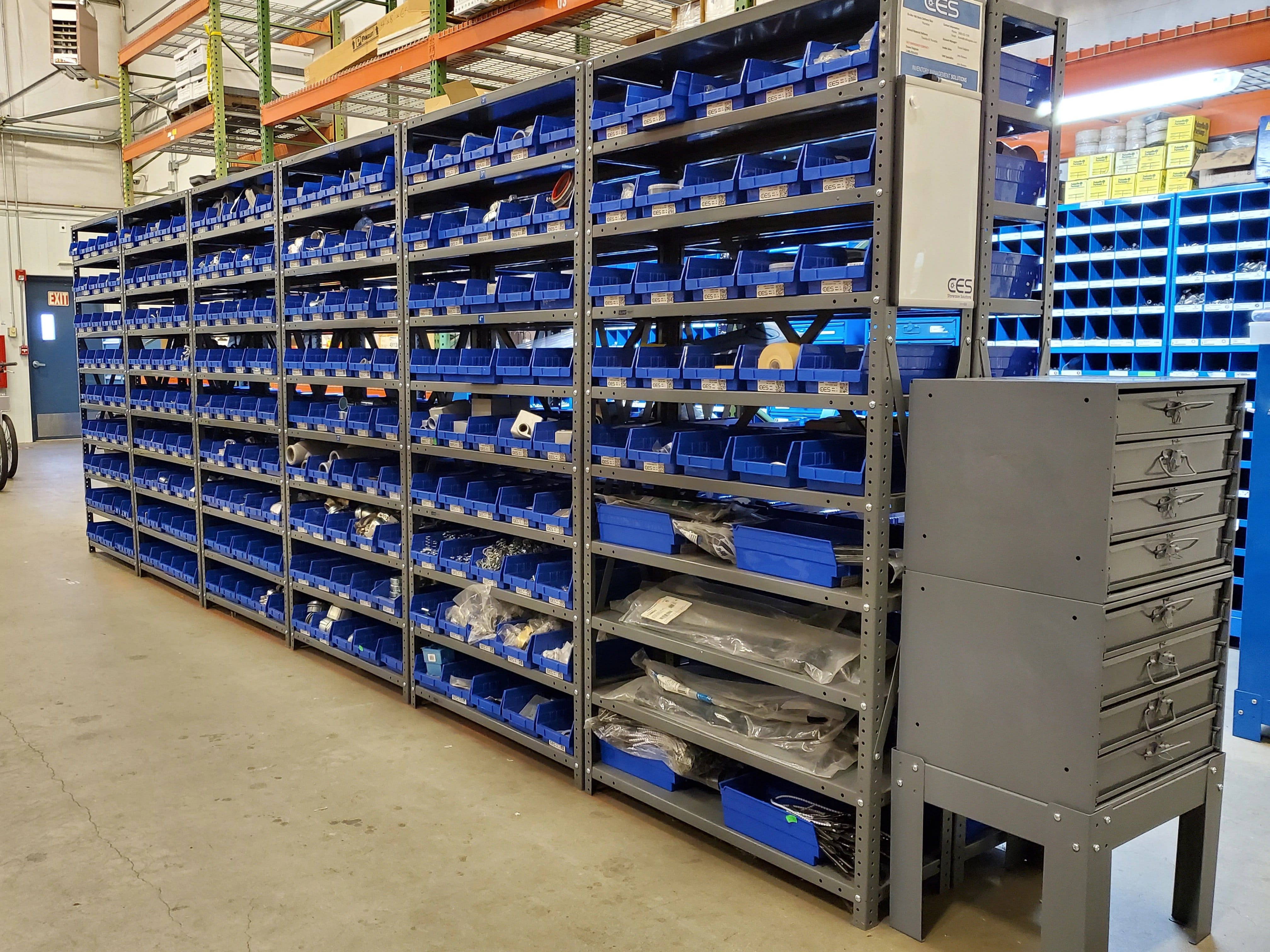Storeroom solutions inventory management setup at customer site
