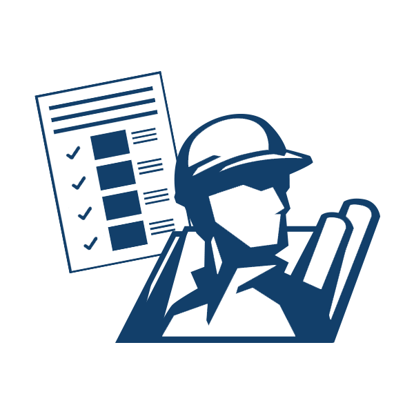 AIMM Services Icon with face and assessment report.