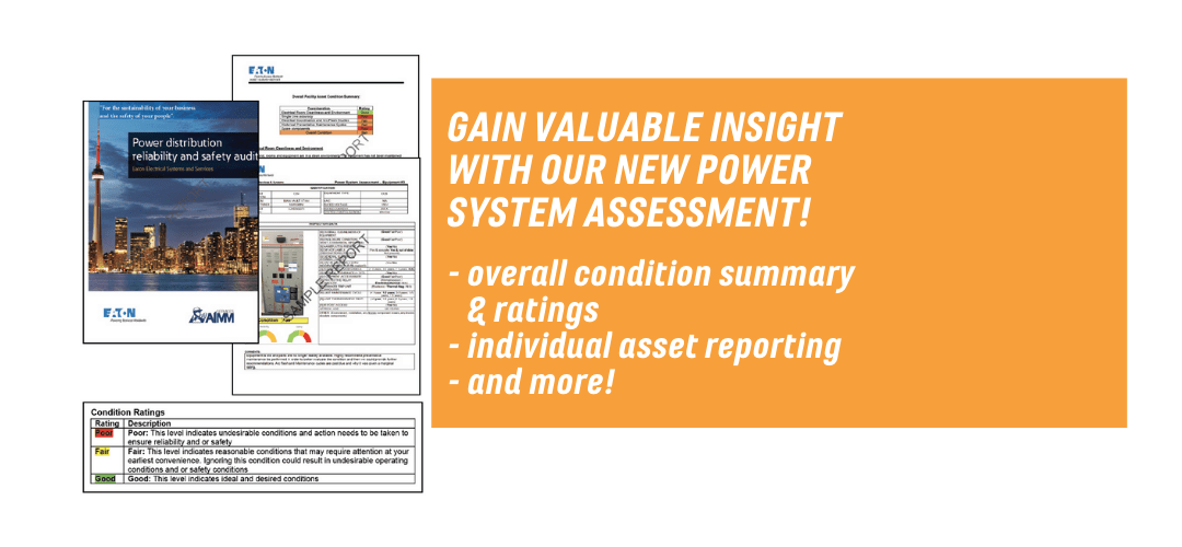 graphic for the AIMM Services - Eaton Power distribution system assessment