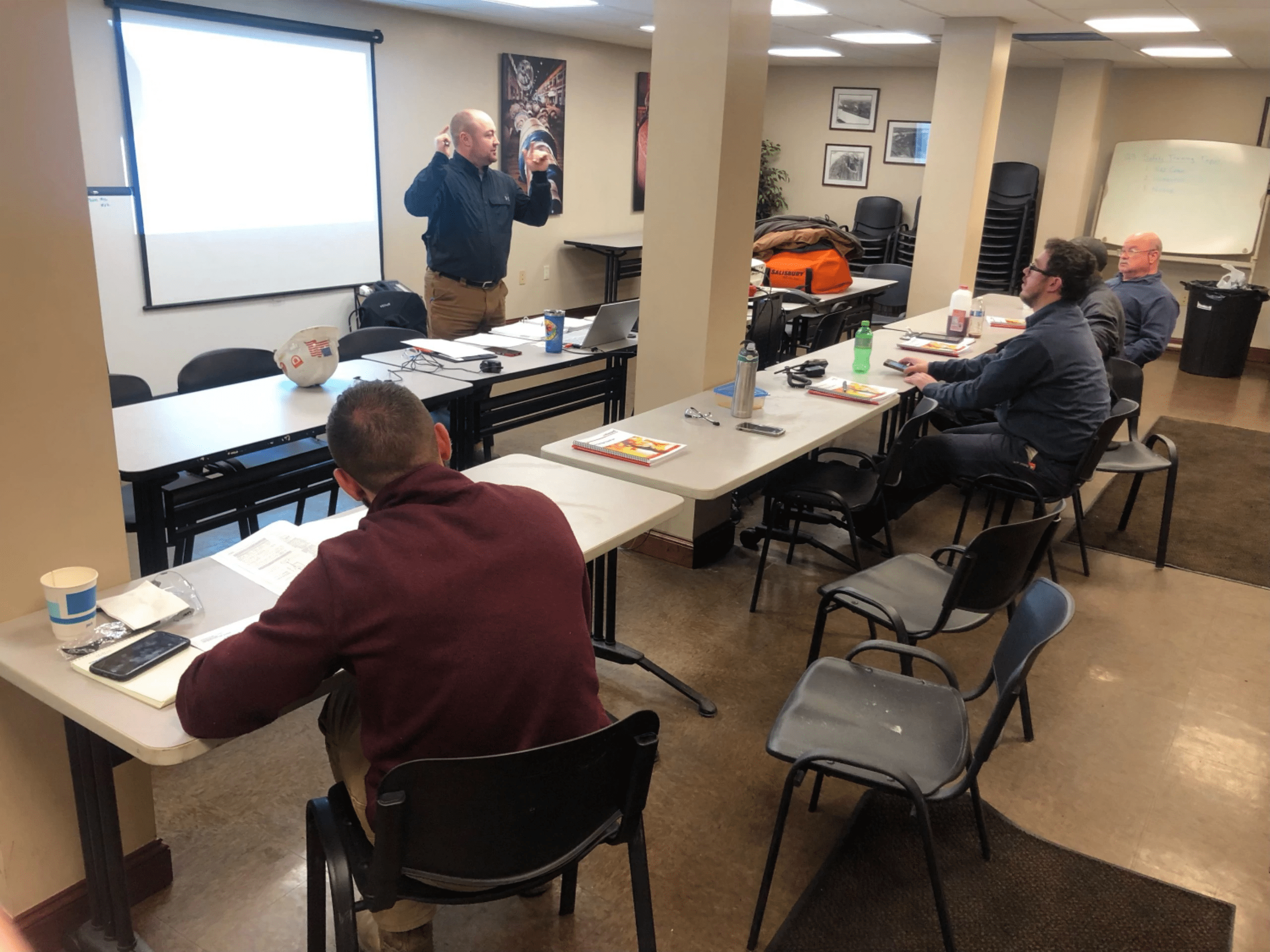 Training stock type photo